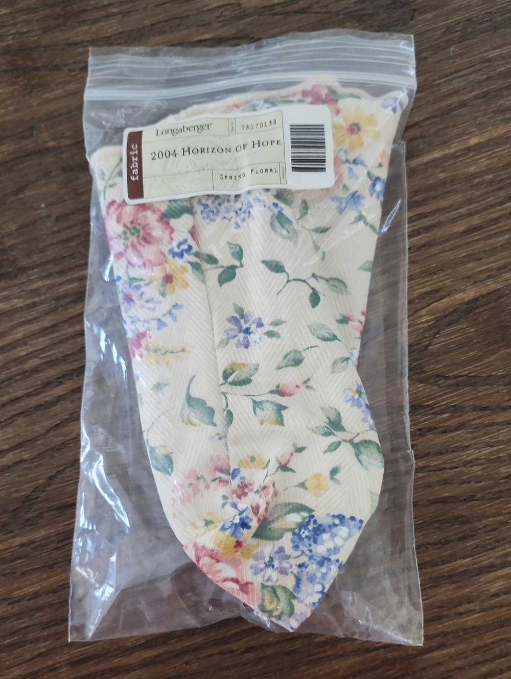 Longaberger Spring Floral Liner - 2004 Horizon of Hope